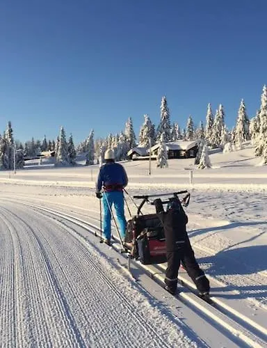 公寓 Sentralt Pa Sjusjoen, 11 Sengeplasser *